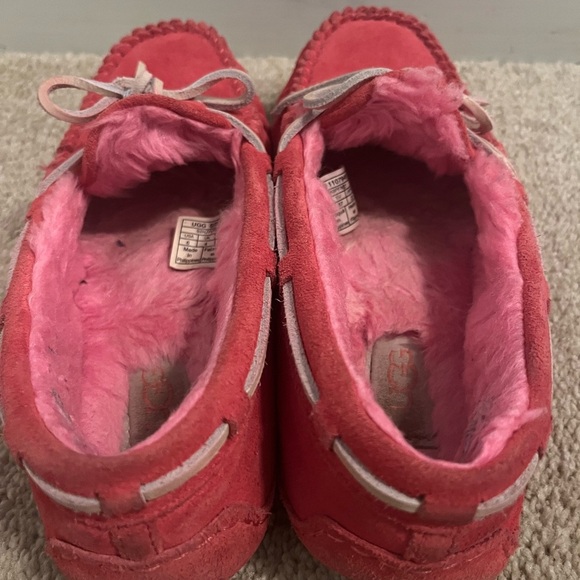 UGG Pink Suede Moccasins - Picture 11 of 17